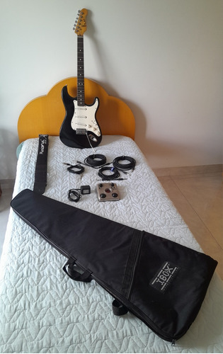 Kit Guitarra + Pedaleira + Acessórios 