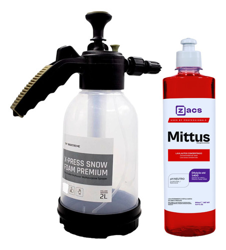 Shampoo Automotivo Mittus Zacs + X-press Snow Foam Waxtreme