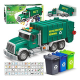 Camión De Basura Camión De Reciclaje De Juguetes Para Niños 