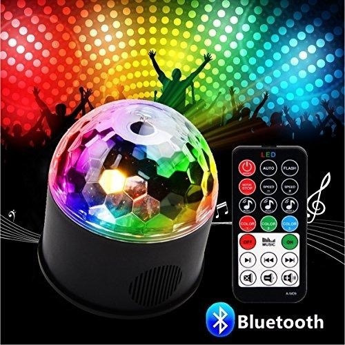 Globo Colorido Iluminação Led Festa Balada 9 Cores Bluetooth