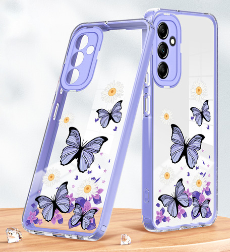 Case Funda Silicona Transparente For Niñas Mujer For Samsung