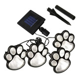 Juego De 4 Luces Solares Para Perro, Gato, Cachorro, Animal