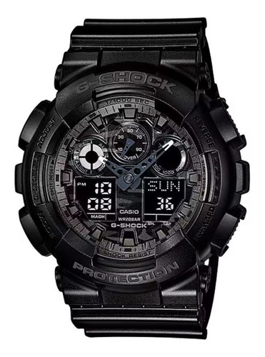 Relógio G-shock Preto Masculino Ga-100cf-1a