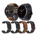 Malla Correa Cuero Para Amazfit Bip Gts 2 3 4 Gtr 2 3 4 Mini