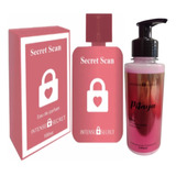 Kit Intense Secret Colônia Femina Secret Scan + Hidratante Corporal Pitaya