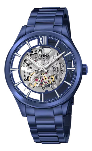 Reloj Para Hombre Festina Automático F20631/1 Azul