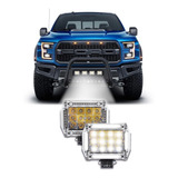 Par Faros 12 Led Dually Luz Fija Y Estrobo Arillo Color