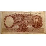 Billete Antiguo Argentino 100 Peso Moneda Nacional 1942-1969