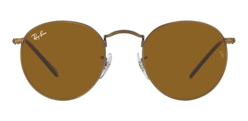 Lentes De Sol Round Metal Marrón Ray-ban Rb3447922833