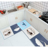 Alfombras Decorativas De Cocina Set 2unidades M9