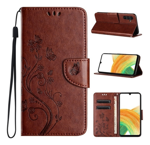 Funda De Teléfono Con Estampado De Mariposas For Samsung