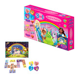 Brinquedo Jogos Infantil Meninas 3 Em 1 Princesas Educativos