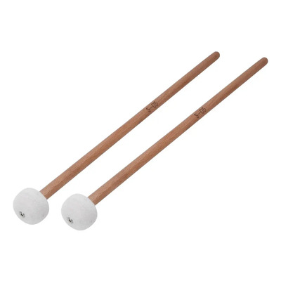 Baqueta, 2 Unidades, Mazo, Martillo, Fieltro Blanco, Timbale