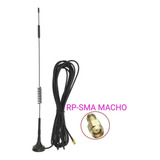 Antena Externa 2.4/5.8 Ghz  Wi-fi 12 Dbi Rp-sma Macho 3 Mts