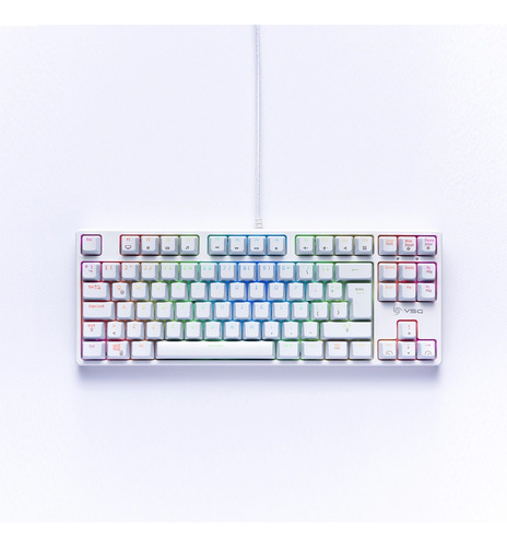 Teclado Tkl Vsg Alnitak White Kailh Red Original Nuevo