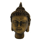 Busto Buda Hindu Hinduismo Namaste Em Resina 14cm