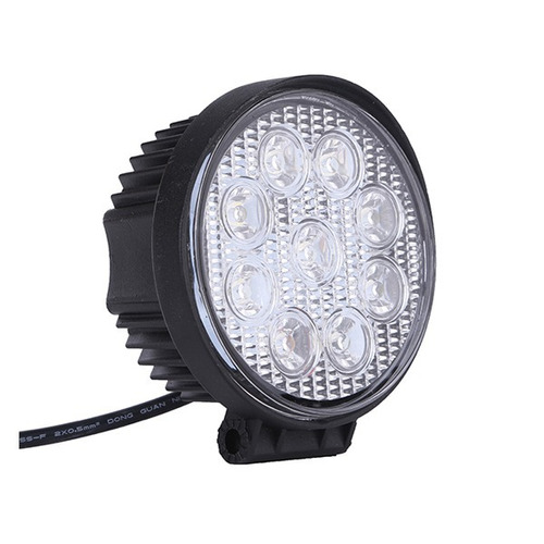 Faro Auxiliar Led De Alta Potencia 27w Redonda