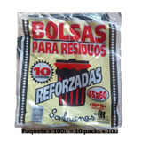 Bolsas De Residuos Negras Medida 45x60 Cm Pack X 100u