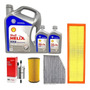 Kit Service 6l Aceite Shell Hx7 Y 3 Filtros Vw Vento 2.5 Volkswagen Vento