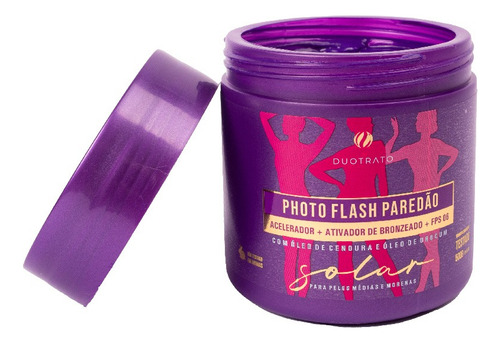 Photo Flash Paredão Ativador E Acelerador De Bronzeado 500g