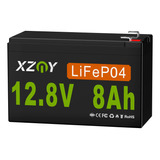 Xzny Bateria De Litio Lifepo4 De 12 V 8 Ah, Mas De 5000 Cicl