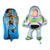 Pack 2 Globos Personajes Toy Story Woody Y Buzz Lightyear