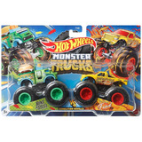 Hotwheels Monster Truck 2 Camiones Monstruo Metal Original