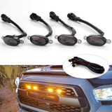 Kit Luces Parrilla Led Ámbar Universal Automotriz 12v