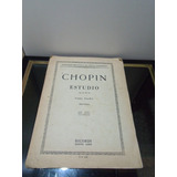 Adp Partitura Chopin Estudio Para Piano / Ed Ricordi Bs. As.