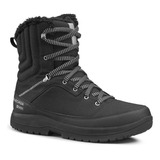 Bota Masculina De Trilha Na Neve Impermeável Sh100 High