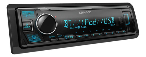 Radio Carro Kenwood Kmm-bt332 Bluetooth Usb Multicolor