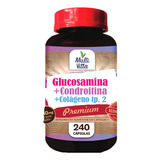 Multivitta Glucosamina  Condroitina  Colageno Tipo 2 240 Cap