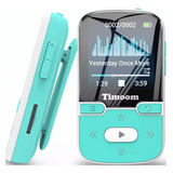 Reproductor Mp3 Mp4 Timoom Pequeño De 32 Gb Con Bluetooth