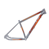 Quadro Aro 29 Mtb Alumínio Cromo Laranja Vermelho Brilho 15