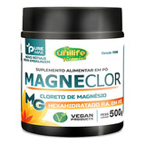 Magneclor Cloreto De Magnésio P.a Unilife 500g Sabor Natural