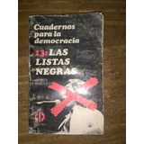 Las Listas Negras - C Barulich. El Cid. Cuadernos Democracia