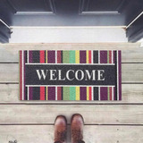 Felpudo Welcome Multi Antideslizante 30x70 Carpetshop