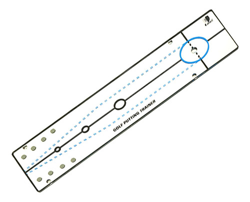 Golf Putting Alineación Espejo Golf 37cmx10cm No Doblar
