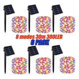 Guirnalda De Bombillas Solares De 300 Led Para Decoración, 3