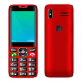 Telefono Celular Adulto Mayor 4g 2.8  Color Tecnolab Rojo
