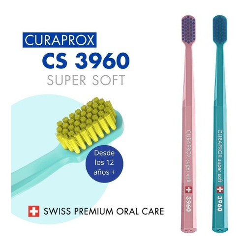 Pack 6x Cepillo Dientes Curaprox 3960 Super Soft