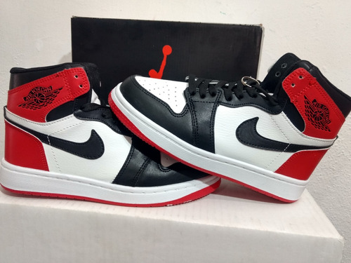 Tenis Nike J1 Blanco Rojo Negro #25.5mx