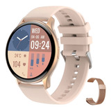 Reloj Smartwatch Rosa Mujer Hk89 Amoled Llamadas  Whatsapp