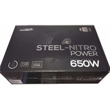 Fuente De Poder Pc Sentey Steel-nitro Power Snp650-hs 650w