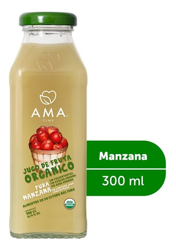 Ama Jugo Manzana Orgánico 300cc