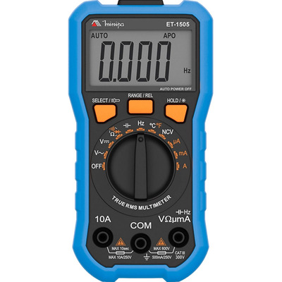 Multímetro Digital Temperatura True Rms Et-1505 Minipa Cat 3