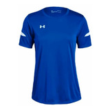 Polera Deportiva Mujer Under Armour Golazo 2.0 Azul Talla M