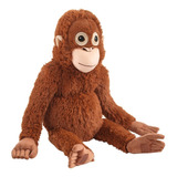 Tierno Peluche Orangutan 66 Cm Juguete Niños Bebés Suave 