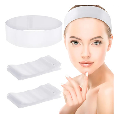 Hol Jk Diadema Desechable Spa Facial Cuidado Piel Cinta