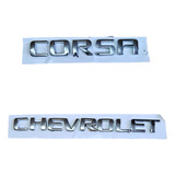 Kit Insignia Emblema Chevrolet Corsa 2 Desde 2009